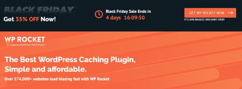 best hosting deals for black friday WP Rocket Black Friday Sale