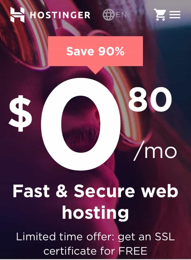 How to start a blog with hostinger sale cheap web hosting